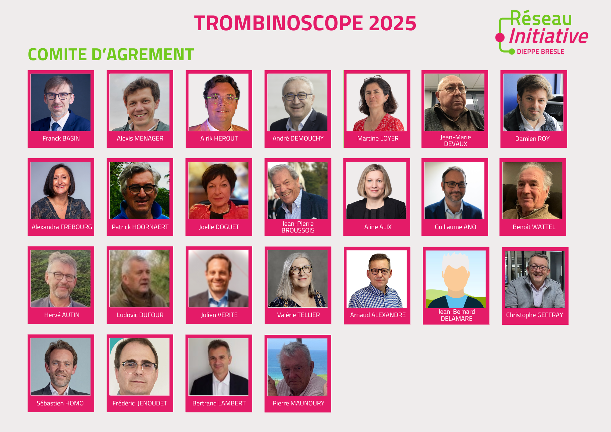 Membres des comités d'agrément 2025